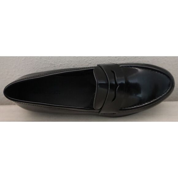 Banana Republic Factory 860537-001 Women's Sz 7 Black Leather Loafers - Picture 11 of 15